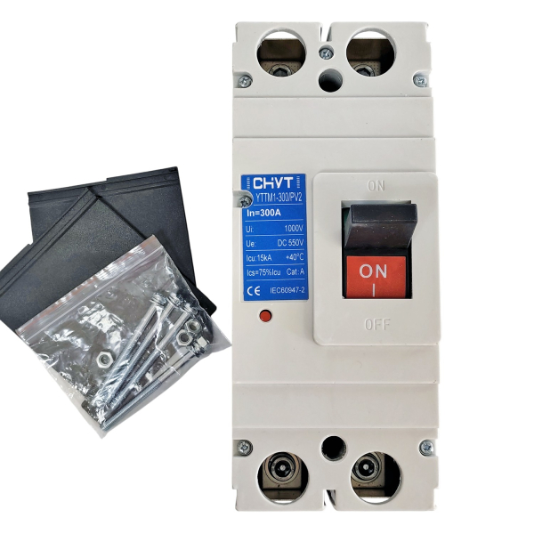 Фото - Автоматичний вимикач MCCB-YTTM1-300/PV2-300 DC постійний струм 2полюси 550VDC 300A