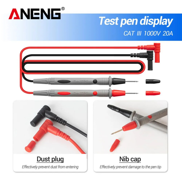 Фото - Струмові (токові) кліщі Aneng  ST184 450V AC/DC Voltage, 600A AC Current, NCV, мультиметр, LCD з підсвіткою, True RMS
