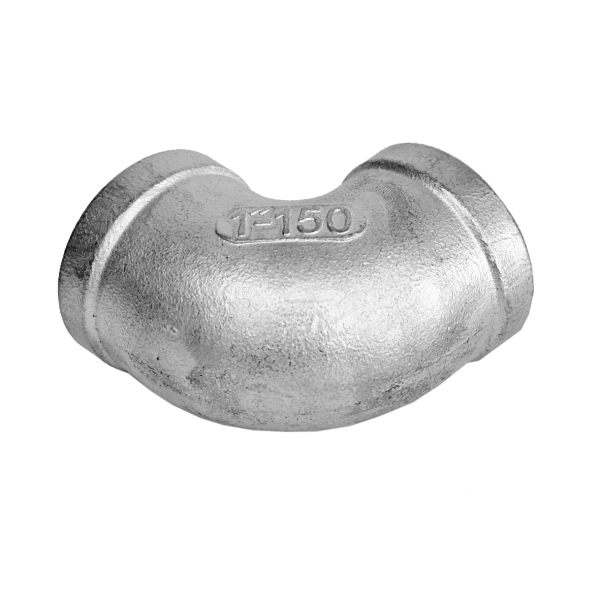 Фото - Коліно 90˚, н/ж SS304, внутрішня-внутрішня різьба  DN25 G1F-G1F