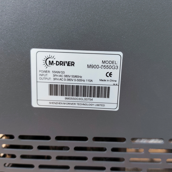 Фото - Частотний перетворювач 380В 3фази векторний 55KW- DRIVER