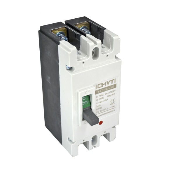 Фото - Автоматичний вимикач 2 полюси MCCB-250/PV2-150 DC 150A