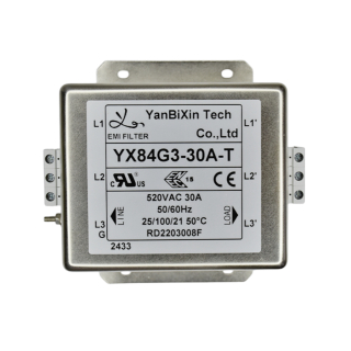 Фото - Фільтр ВЧ EMI 250/440VAC YX84G3-30A-T