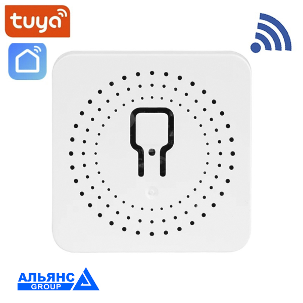 Фото - Tuya 16A WiFi 1 канальний міні перемикач