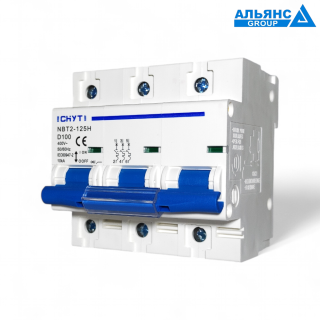 Фото - Автоматичний вимикач 3 полюса 100А CHYT NBT2-125