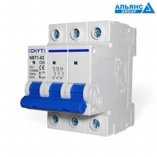 Фото - Автоматичний вимикач 3 полюса 50А CHYT NBT1-63