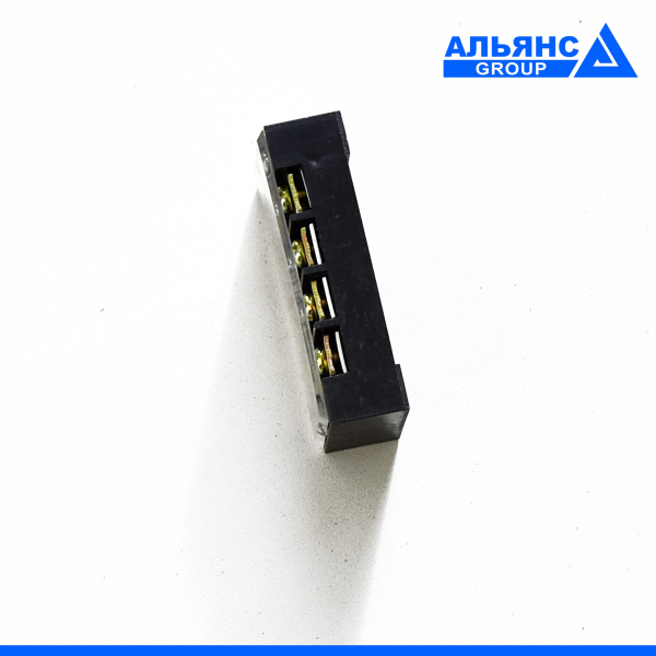 Фото - Клемна колодка ТВ 2504 гвинтова в корпусі, 4P
