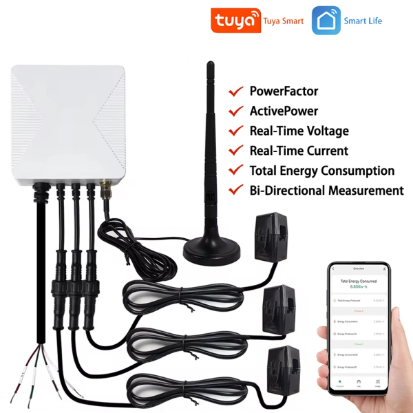 Фото - Лічильник електроенергії 3ф 120А WiFi Smart PC321-W