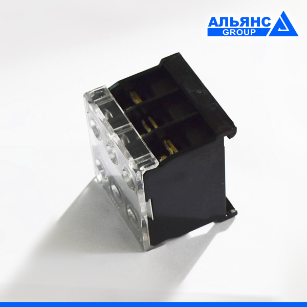 Фото - Блок затискачів IN20BK-C на DIN-рейку, 3Р