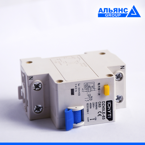 Фото - Диференціальний автоматичний вимикач 63А DZ30LE-63