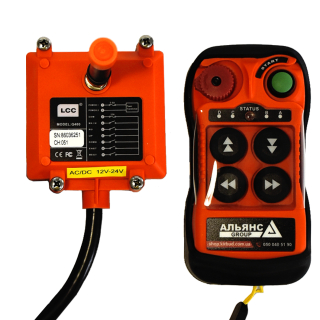 Фото - Комплект радіокерування краном Q400 (4 кнопки одинарні) DC12-24V