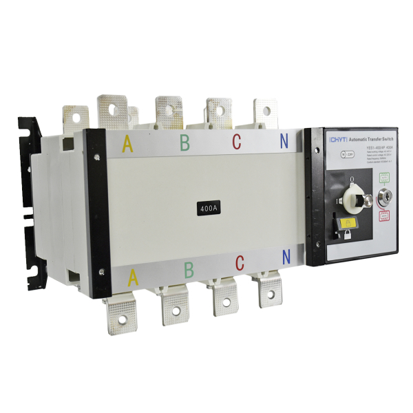 Фото - Автоматичний перемикач джерела живлення LW4R-400 4 полюси 400А 400VAC CHYT