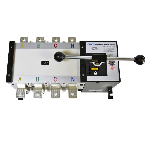 Фото - Автоматичний перемикач джерела живлення LW4R-400 4 полюси 400А 400VAC CHYT