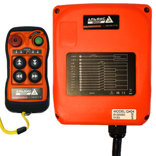 Фото - Комплект радіокерування краном Q404 (4 кнопки подвійні) AC110-460V