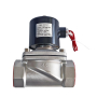 Клапан электромагнитный прямого действия SS304 DN40 G1½" F/F, уплотнение VITON, 220 V AC