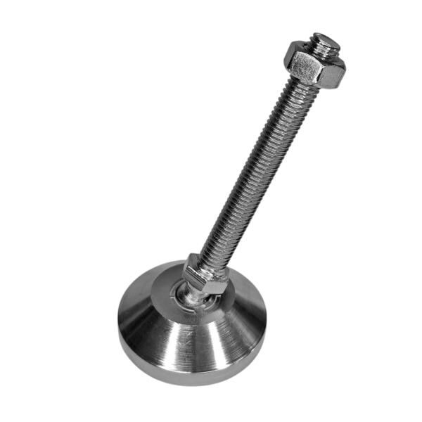 Фото - Опора регульована нержавіюча сталь діам. 60мм М12 L=100мм рухома