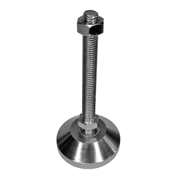 Фото - Опора регульована нержавіюча сталь діам. 60мм М12 L=100мм рухома
