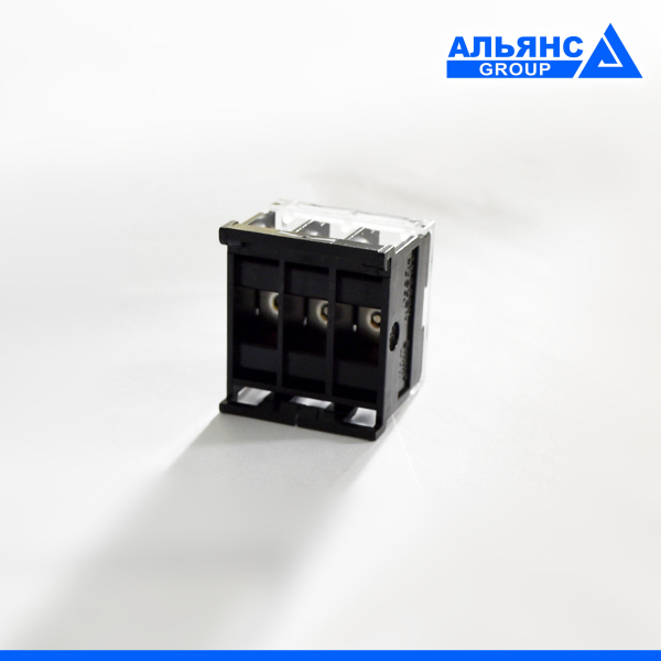 Фото - Блок затискачів IN20BK-C на DIN-рейку, 3Р