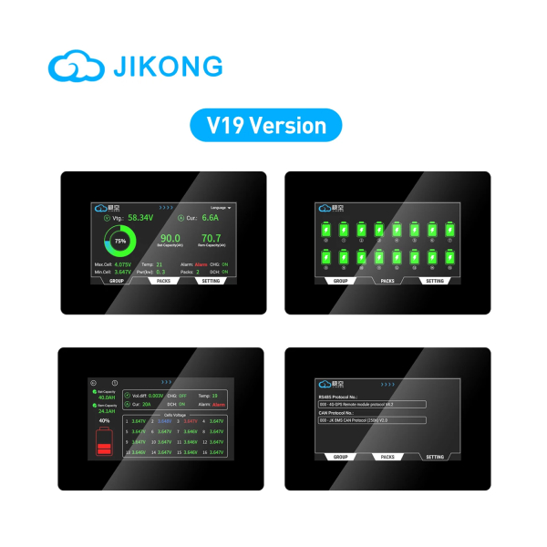 Фото - Дисплей сенсорний для BMS JK PB V19 4,3дюйми LCD 7.0 TTL-P