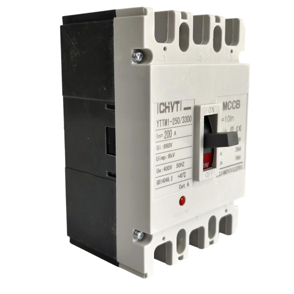 Фото - Автоматичний вимикач 3 полюса YTTM1-250 200А CHYT