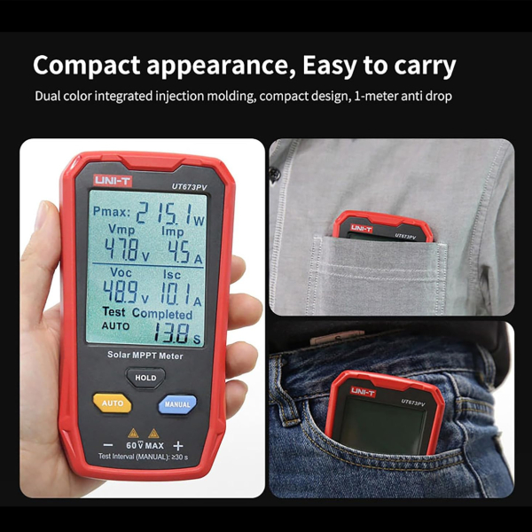 Фото - Цифровий тестер потужності фотоелектричних модулів UNI-T UT673PV