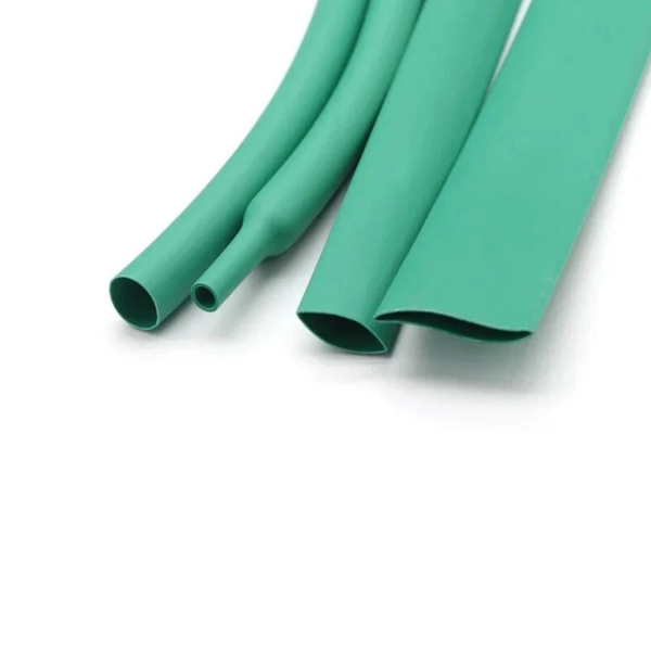 Фото - Термоусаджувальна трубка зелена діаметром 2.5мм усадка 2:1