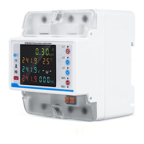 Фото - Счетчик электроэнергии 3ф 100А WiFi Smart ECO с размыкателем, цветной дисплей