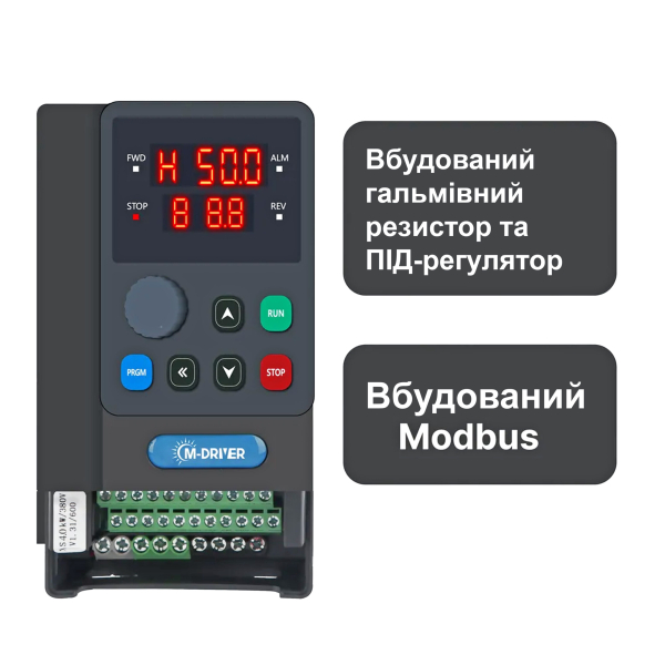 Фото - Частотний перетворювач 380В 3фази векторний 45KW- DRIVER