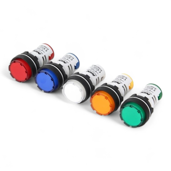 Фото - Лампа індикатор AD16-22ES жовта 12VAC/DC