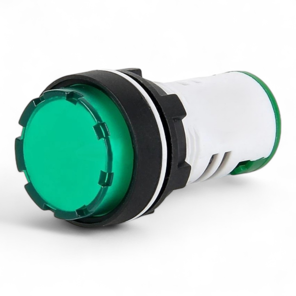 Фото - Лампа індикатор AD16-22ES зелена 12VAC/DC