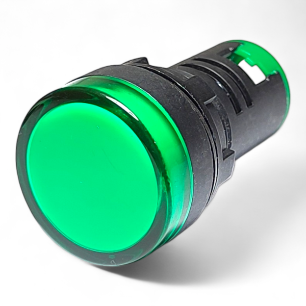 Фото - Лампа індикатор AD16-22DS зелена 12VAC/DC