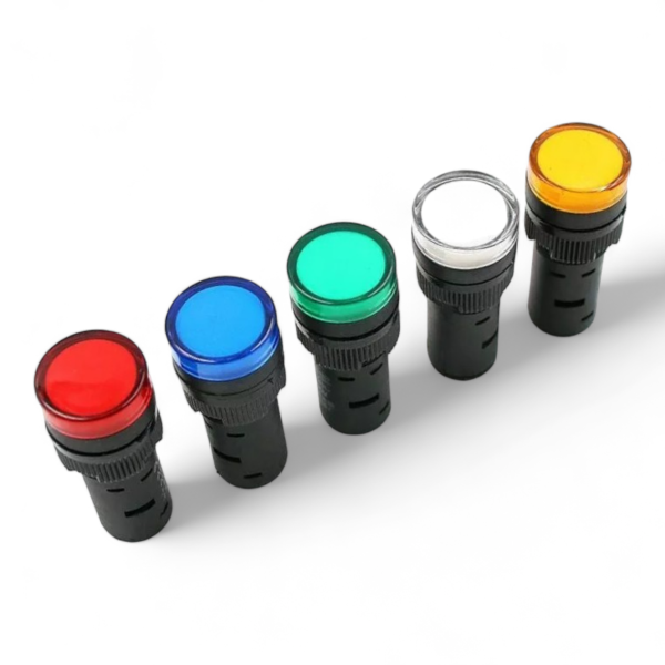 Фото - Лампа індикатор AD16-22DS зелена 12VAC/DC