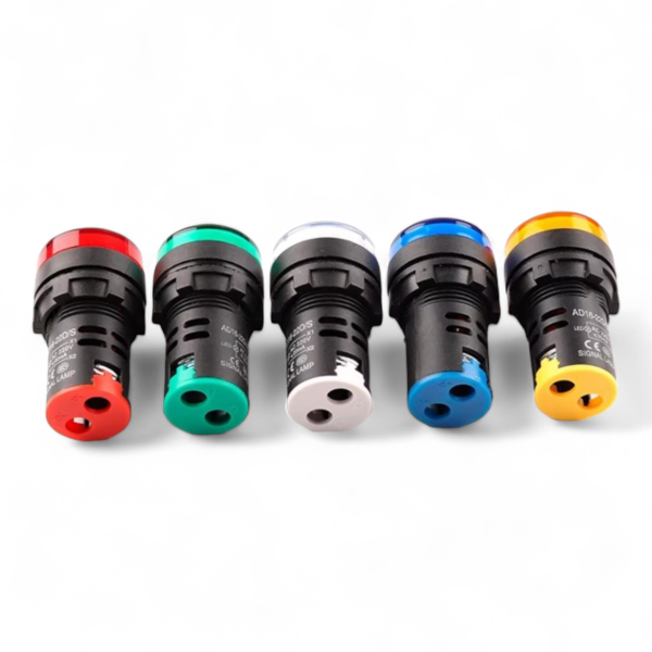 Фото - Лампа індикатор AD16-22DS зелена 12VAC/DC