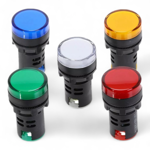 Фото - Лампа індикатор AD16-22DS зелена 12VAC/DC