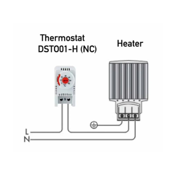 Фото - Термостат нагрівача KT (червоний) NС