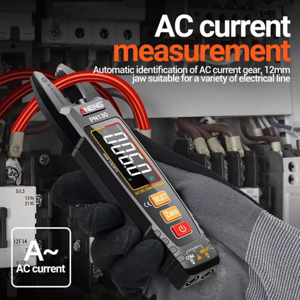 Фото - Струмові (токові) кліщі Aneng PN130 600V AC/DC Voltage, 100A AC/DC Current, NCV, мультиметр, VA кольоров. дисплей