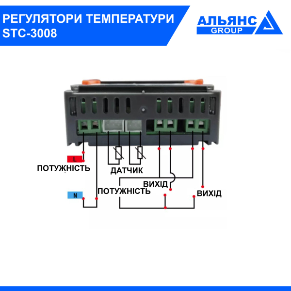 Фото - Терморегулятор STC – 3008, 24VDC
