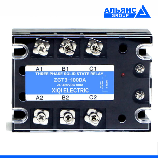 Фото - Твердотільні SSR реле 3фази ZGT3-120DA, 120А, DC-AC