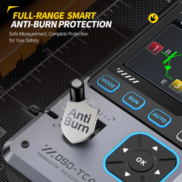 Фото - FNIRSI DSO-TC4, тестер електр. компонентів / портативний осцилограф 10 МГц / генератор сигналів