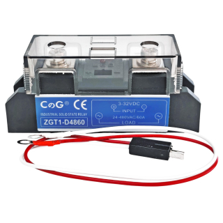 Фото - Твердотільні SSR реле 1фаза ZGT1-60DA, 60А, DC-AC