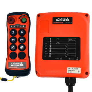 Фото - Комплект радіокерування краном Q600 (6 кнопок одинарних) AC110-460V