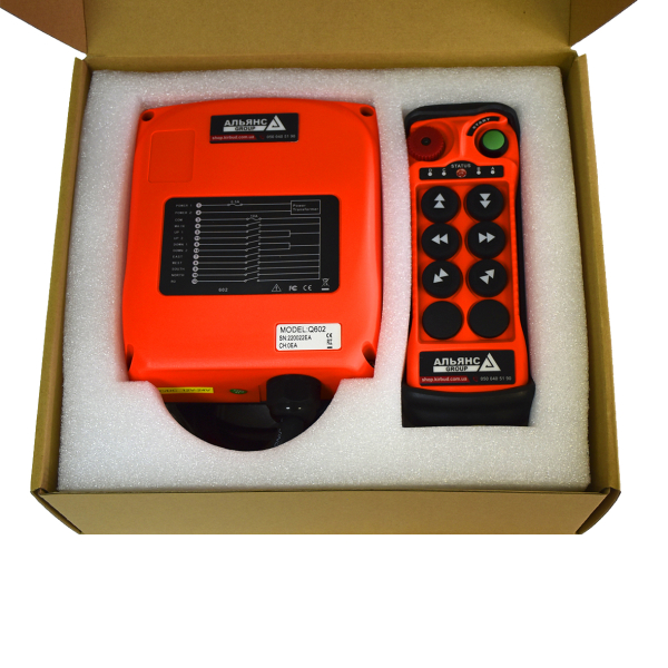 Фото - Комплект радіокерування краном Q602 (4 одинарні + 2 подвійні кнопки) DC12-24V