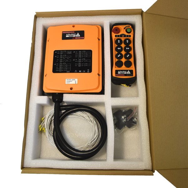 Фото - Комплект радіокерування краном Q606 (6подв. кнопки) DC12-24V