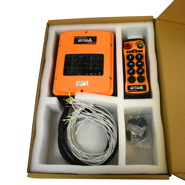 Фото - Комплект радіокерування краном Q606 (6подв. кнопки) AC110-460V