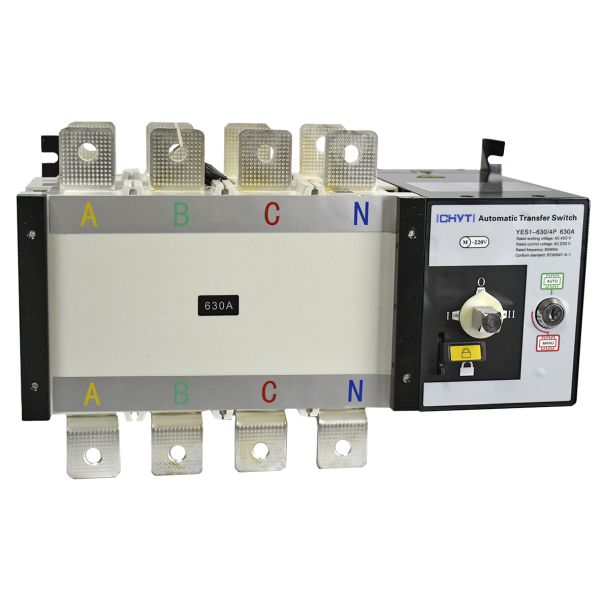 Фото - Автоматичний перемикач джерела живлення LW4R-630 4 полюси  630А 400VAC CHYT