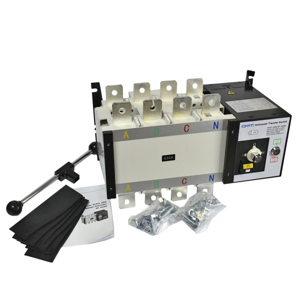 Фото - Автоматичний перемикач джерела живлення LW4R-630 4 полюси  630А 400VAC CHYT