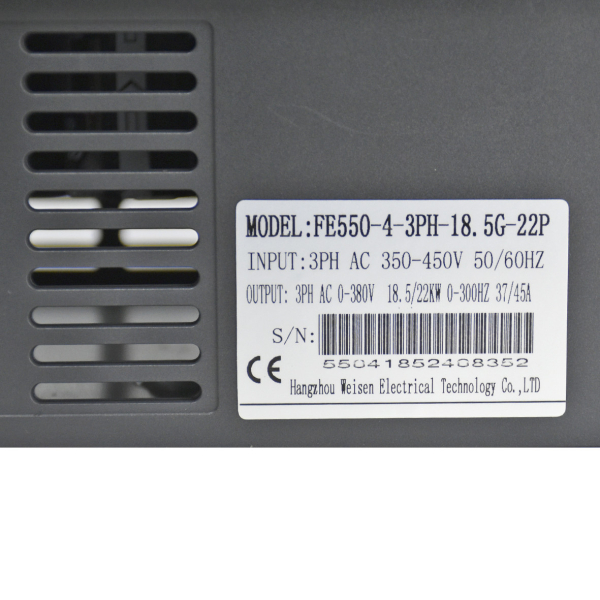 Фото - Частотний перетворювач FE550 380В 3 фази векторний 18,5KW