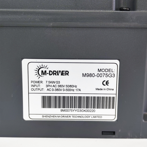 Фото - Частотный преобразователь 380В 3фазы векторный 7.5KW M-Driver 980 с классом защиты IP66