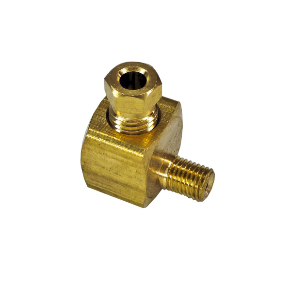 Фото - Фітинг латунний кутовий JM46 діам.4мм-М6х0,75