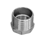 Футорка зовнішня DN20-DN25 G1"M – внутрішня G3/4"F різьба н/ж SS304