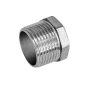 Футорка зовнішня DN20-DN25 G1"M – внутрішня G3/4"F різьба н/ж SS304
